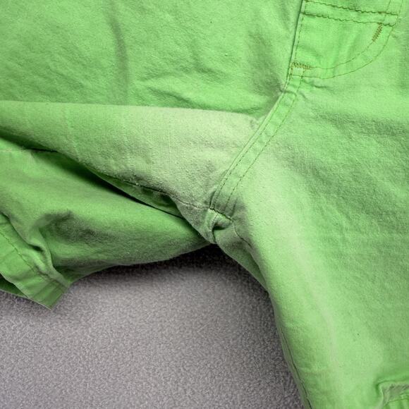 Vintage Ocean Pacific Shorts Men's XL Green Made In USA Elastic Waist Surf 90s - Picture 8 of 16